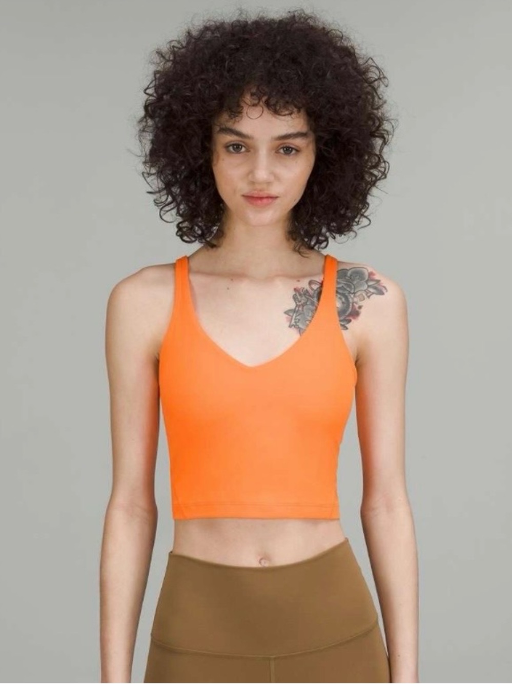 Lululemon Align Tank Orange Soda Sz 6 Built-in-bra Yoga Gym Lounge Y2K W1DDSS